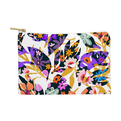 Marta Barragan Camarasa Modern tropical floral Pouch