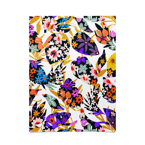 Marta Barragan Camarasa Modern tropical floral Poster