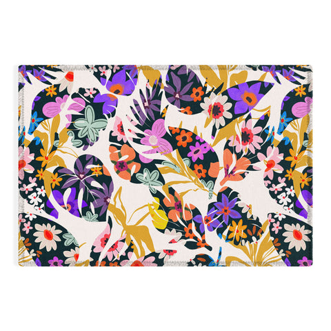 Marta Barragan Camarasa Modern tropical floral Outdoor Rug