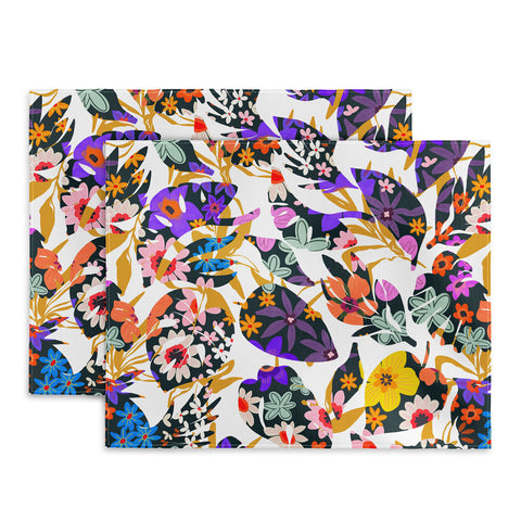 Marta Barragan Camarasa Modern tropical floral Placemat