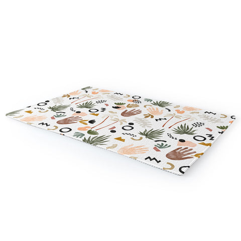 Marta Barragan Camarasa Modern tropical shapes Area Rug