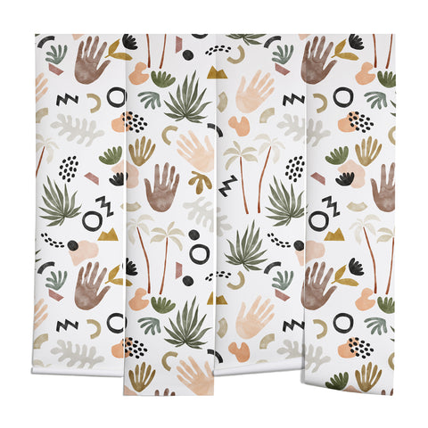 Marta Barragan Camarasa Modern tropical shapes Wall Mural