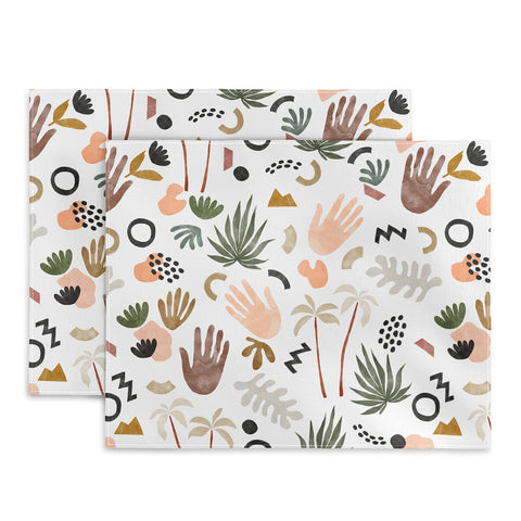 Marta Barragan Camarasa Modern tropical shapes Placemat