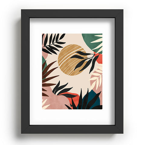 Marta Barragan Camarasa Modern tropical sunrise G Recessed Framing Rectangle