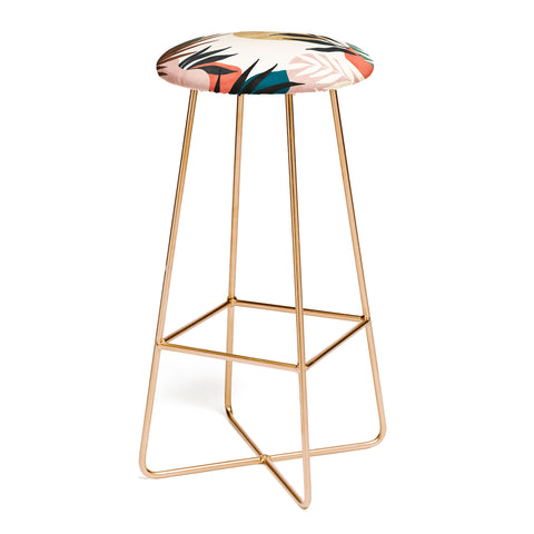 Marta Barragan Camarasa Modern tropical sunrise G Bar Stool