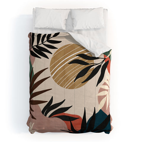 Marta Barragan Camarasa Modern tropical sunrise G Comforter
