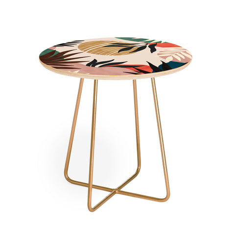 Marta Barragan Camarasa Modern tropical sunrise G Round Side Table