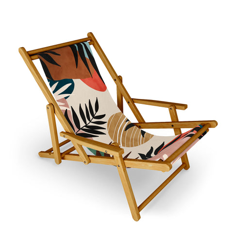 Marta Barragan Camarasa Modern tropical sunrise G Sling Chair