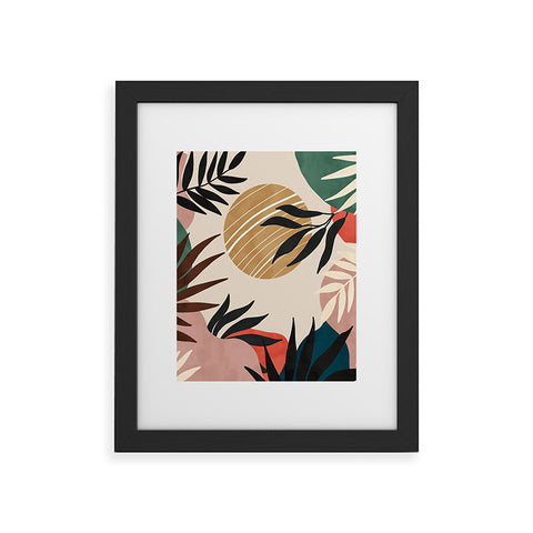 Marta Barragan Camarasa Modern tropical sunrise G Framed Art Print