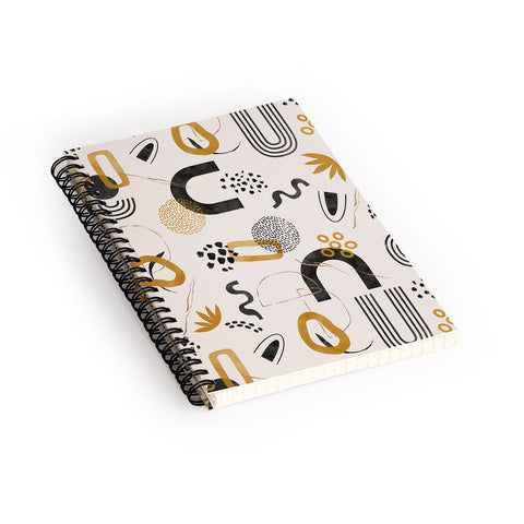 Marta Barragan Camarasa Modern wild shapes 65 Spiral Notebook