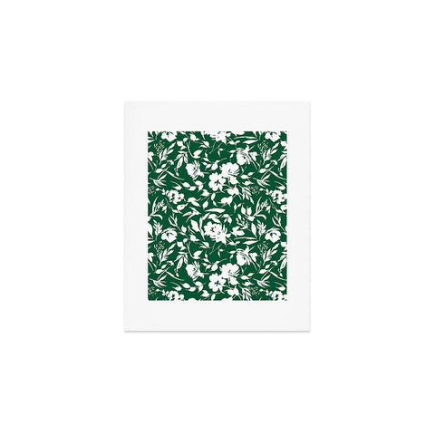 Marta Barragan Camarasa Monochrome wild garden Art Print