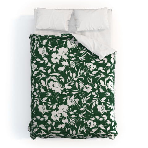 Marta Barragan Camarasa Monochrome wild garden Comforter