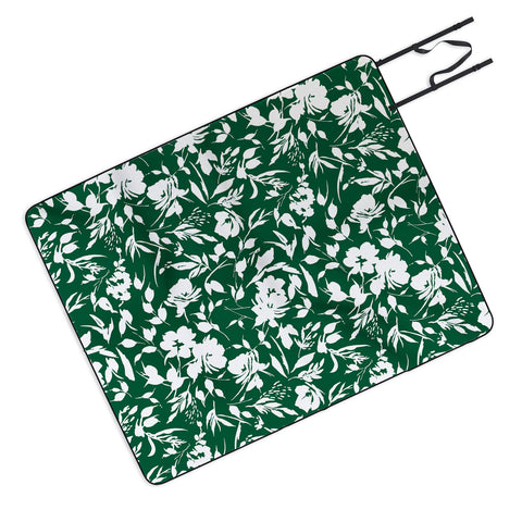Marta Barragan Camarasa Monochrome wild garden Picnic Blanket