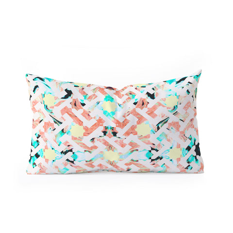 Marta Barragan Camarasa Moroccan mosaic Oblong Throw Pillow