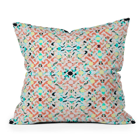 Marta Barragan Camarasa Moroccan mosaic Throw Pillow