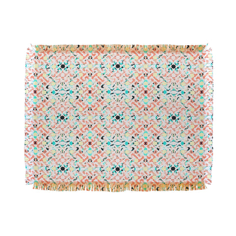 Marta Barragan Camarasa Moroccan mosaic Throw Blanket