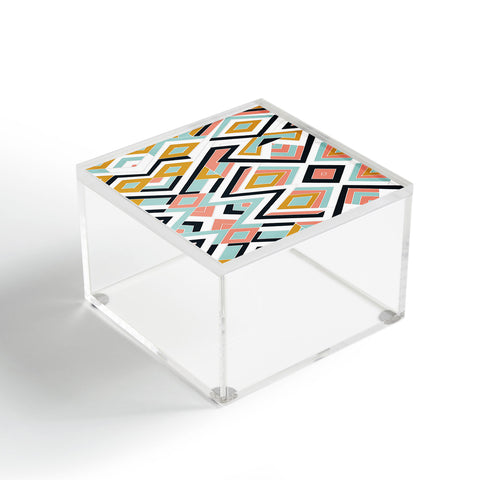 Marta Barragan Camarasa Mosaic geometric shapes Acrylic Box
