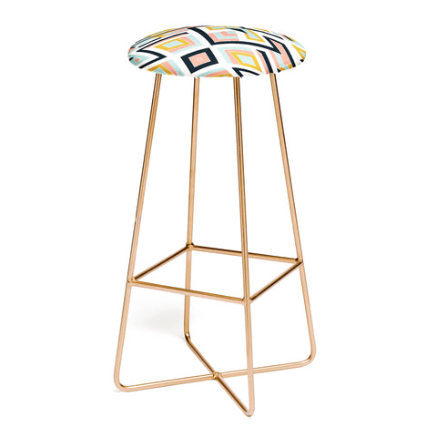 Marta Barragan Camarasa Mosaic geometric shapes Bar Stool