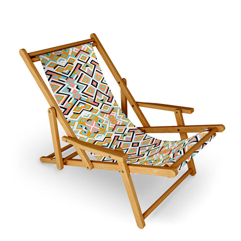Marta Barragan Camarasa Mosaic geometric shapes Sling Chair