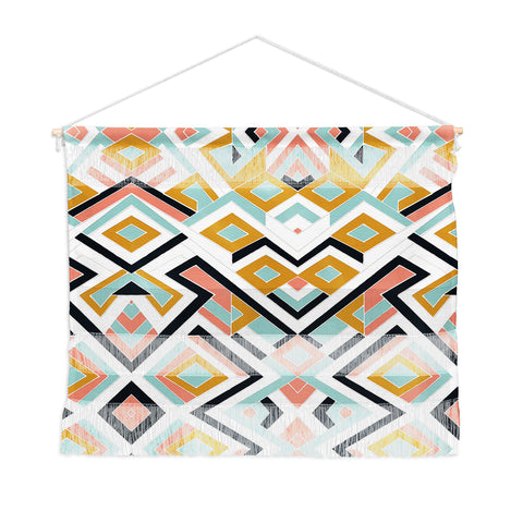 Marta Barragan Camarasa Mosaic geometric shapes Wall Hanging Landscape