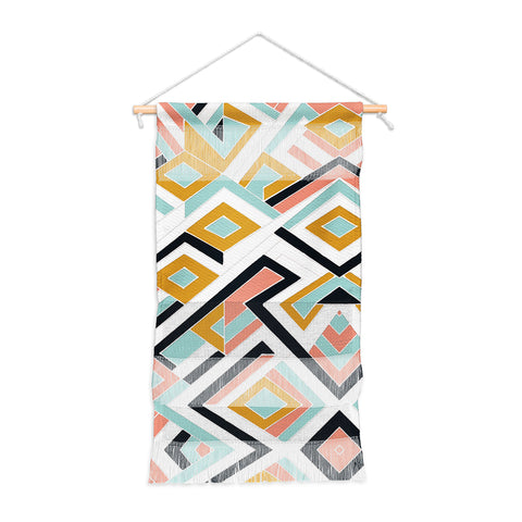 Marta Barragan Camarasa Mosaic geometric shapes Wall Hanging Portrait