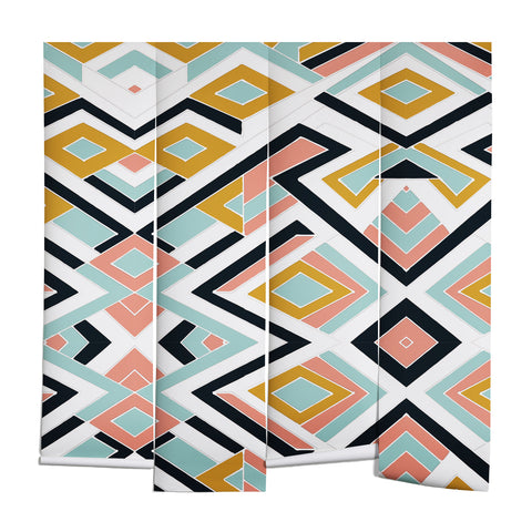 Marta Barragan Camarasa Mosaic geometric shapes Wall Mural