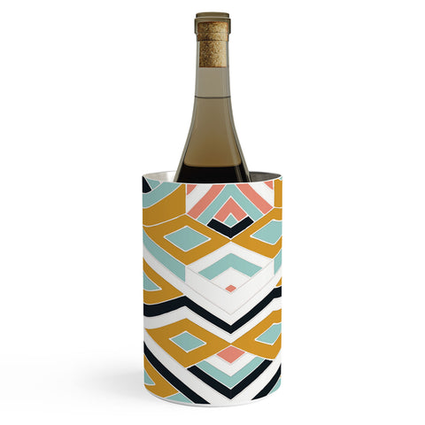 Marta Barragan Camarasa Mosaic geometric shapes Wine Chiller