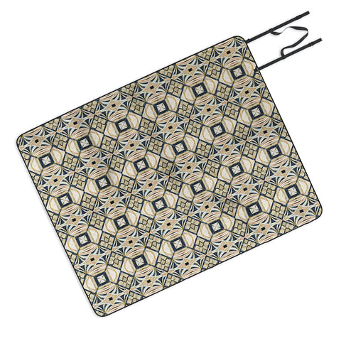 Marta Barragan Camarasa Mosaic marbled art deco II Picnic Blanket