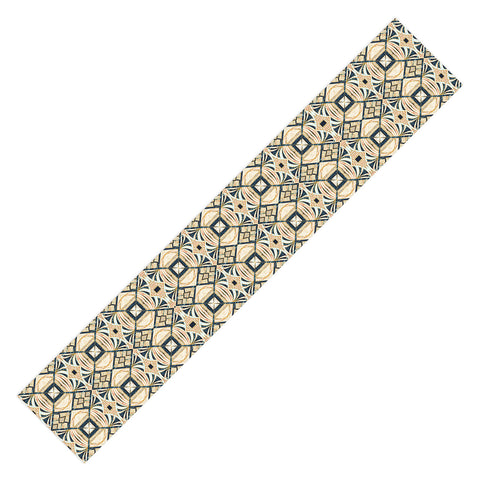 Marta Barragan Camarasa Mosaic marbled art deco II Table Runner