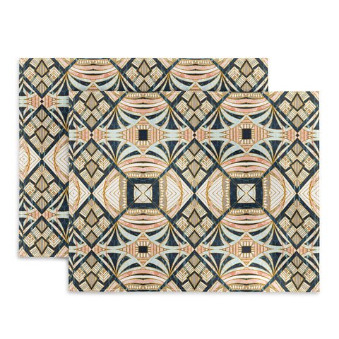Marta Barragan Camarasa Mosaic marbled art deco II Placemat