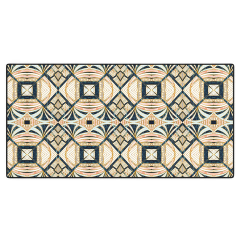 Marta Barragan Camarasa Mosaic marbled art deco II Desk Mat