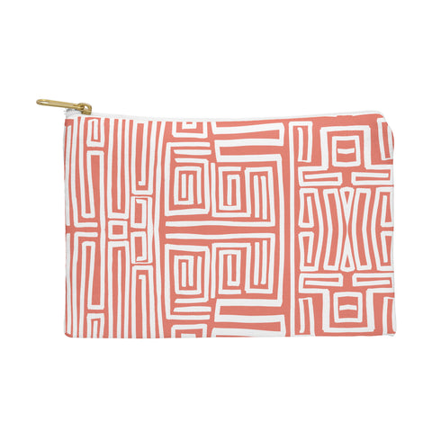Marta Barragan Camarasa Mosaic of abstract lines I Pouch