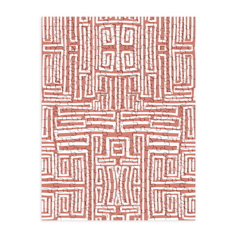 Marta Barragan Camarasa Mosaic of abstract lines I Puzzle