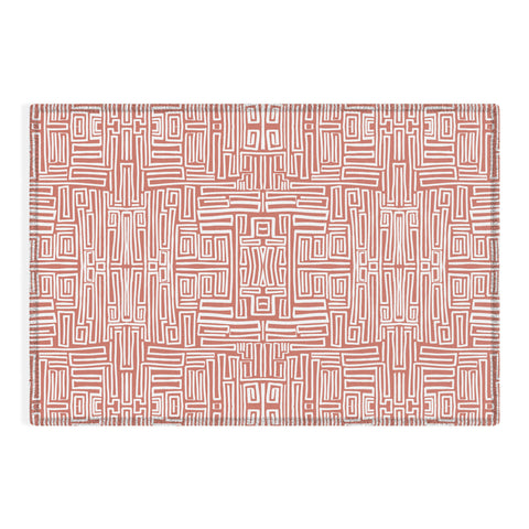 Marta Barragan Camarasa Mosaic of abstract lines I Outdoor Rug