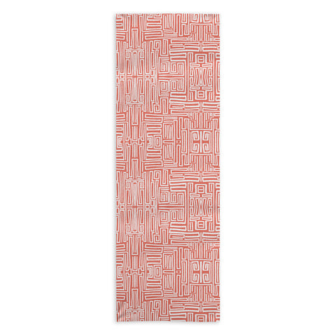 Marta Barragan Camarasa Mosaic of abstract lines I Yoga Towel