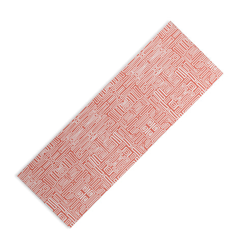 Marta Barragan Camarasa Mosaic of abstract lines I Yoga Mat