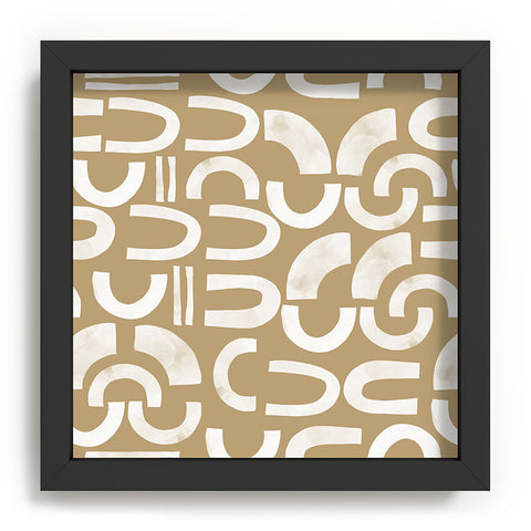 Marta Barragan Camarasa Mosaic of curved shapes I Recessed Framing Square