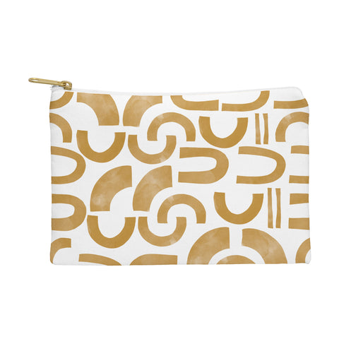 Marta Barragan Camarasa Mosaic of curved shapes II Pouch
