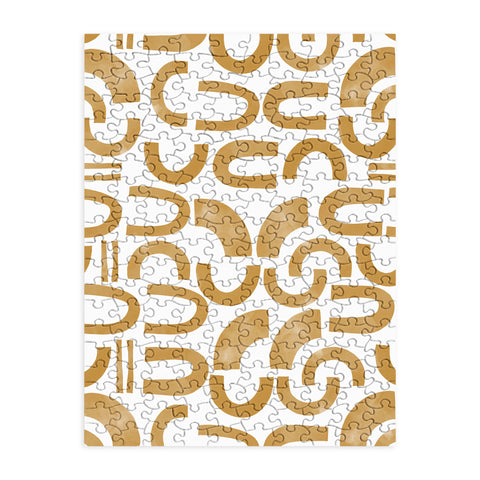 Marta Barragan Camarasa Mosaic of curved shapes II Puzzle