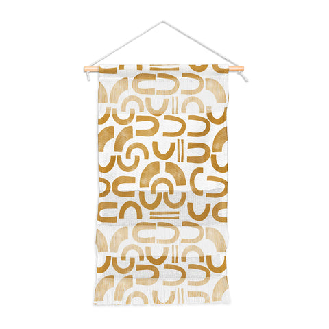 Marta Barragan Camarasa Mosaic of curved shapes II Wall Hanging Portrait