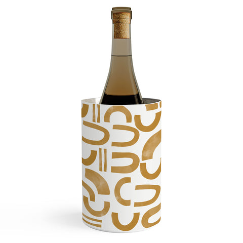 Marta Barragan Camarasa Mosaic of curved shapes II Wine Chiller