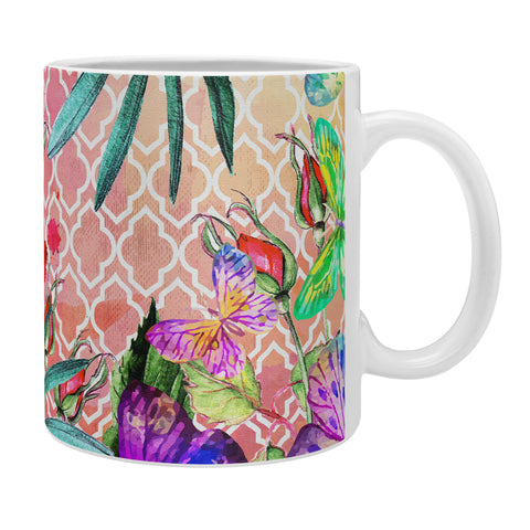 Marta Barragan Camarasa Mosaic of nature and butterflies Coffee Mug