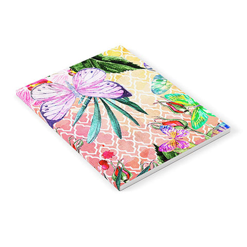 Marta Barragan Camarasa Mosaic of nature and butterflies Notebook