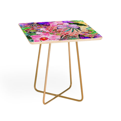 Marta Barragan Camarasa Mosaic of nature and butterflies Side Table