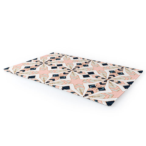 Marta Barragan Camarasa Mosaic pattern geometric marbled 0I Area Rug