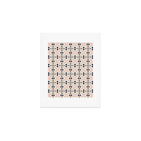 Marta Barragan Camarasa Mosaic pattern geometric marbled 0I Art Print