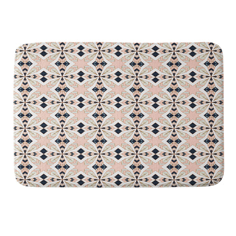 Marta Barragan Camarasa Mosaic pattern geometric marbled 0I Memory Foam Bath Mat