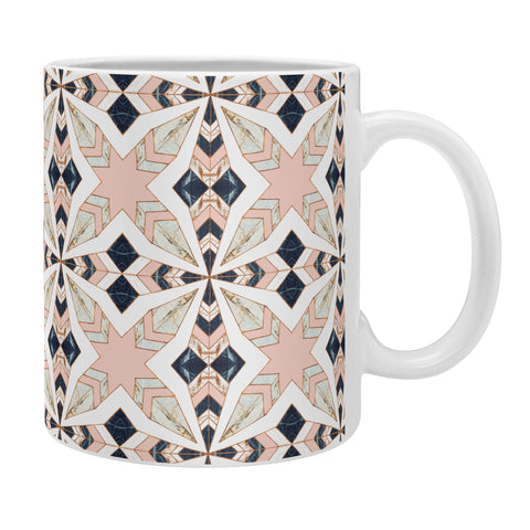 Marta Barragan Camarasa Mosaic pattern geometric marbled 0I Coffee Mug