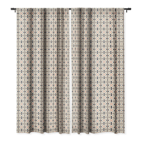 Marta Barragan Camarasa Mosaic pattern geometric marbled 0I Blackout Window Curtain