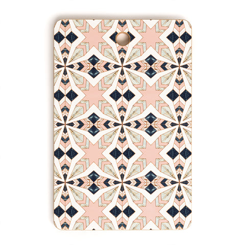 Marta Barragan Camarasa Mosaic pattern geometric marbled 0I Cutting Board Rectangle